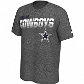 Dallas Cowboys Nike Sideline Line of Scrimmage Legend Performance T-Shirt Heathered Charcoal,baseball caps,new era cap wholesale,wholesale hats